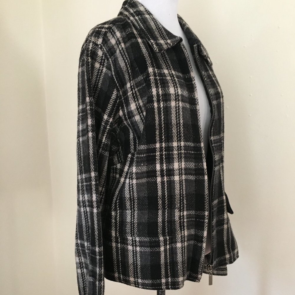 Jacket 70% Wool Lined Brown / Beige . . - image 1